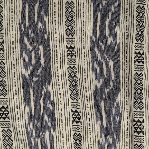 NWT Staring At Stars Blue Denim Aztec Tunic Mini Dress Spaghetti Strap Sz L - Picture 6 of 9